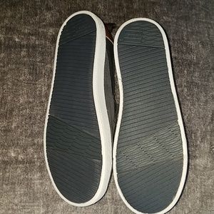 Castlerock Grey Suede/Plaid TOMS Slip On Sneakers